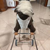 CAVALLINO A DONDOLO IN PELUCE - VINTAGE