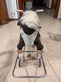 CAVALLINO A DONDOLO IN PELUCE - VINTAGE