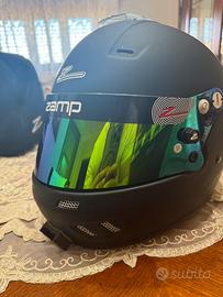 Casco zamp rz59+gopro hero 7 black