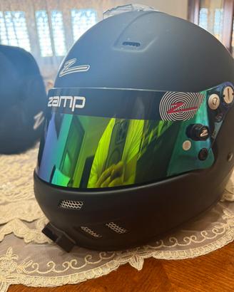Casco zamp rz59+gopro hero 7 black