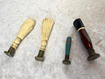 Quatto Timbri Per Ceralacca Vintage