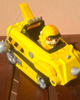 PAW PATROL RUBBLE CON VEICOLO