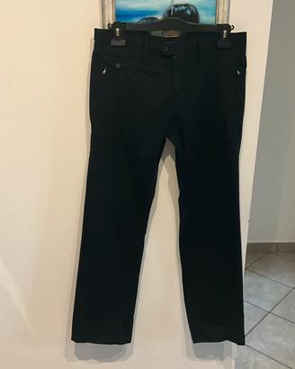 Pantaloni neri di cotone Sisley