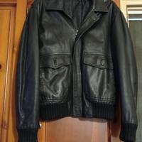 bomber/ jacket vera pelle made in Italy taglia M 
