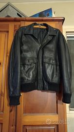 bomber/ jacket vera pelle made in Italy taglia M 