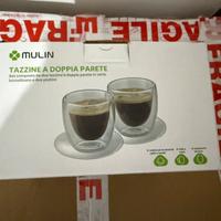 MULIN – Tazzine da 2 tazzine + 2 piattini,