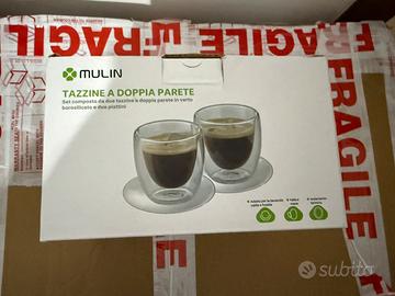 MULIN – Tazzine da 2 tazzine + 2 piattini,