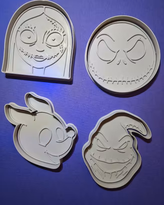 Set 4 Formine The Nightmare Before Christmas