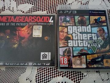 giochi PlayStation 3,giochi 2 metal Gear e auto 