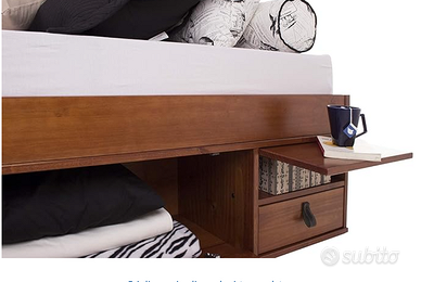 Letto a Cassetti Bali King Size (150x200 cm)