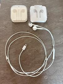 Cuffiette Apple con filo bianche