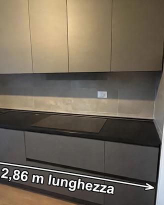 CUCINA+ Colonne - FENIX NERO +FRANKE+WHIRPOOL -