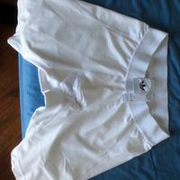 Shorts sportivi aderenti Adidas bianchi