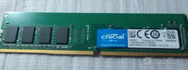 RAM CRUCIAL 8GB DDR4 2133