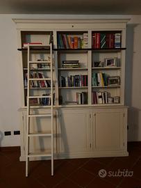 Libreria legno bianca