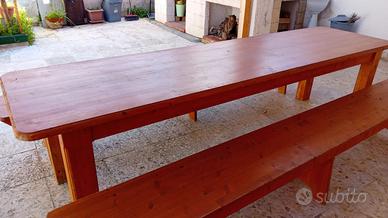 Tavolo e panche spettacolari