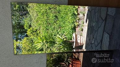 Specchio sedie mensole in cristallo mobiletto a gi