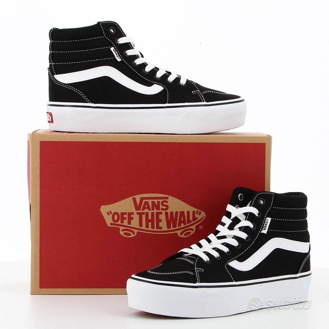 Vans nere hotsell basse suola alta