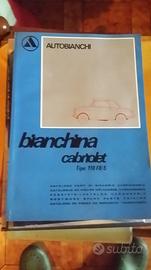 Bianchina cabriolet autobianchi cat ricambi