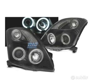 FARI SUZUKI SWIFT 05-10 ANGEL EYES CCFL FONDO NERO