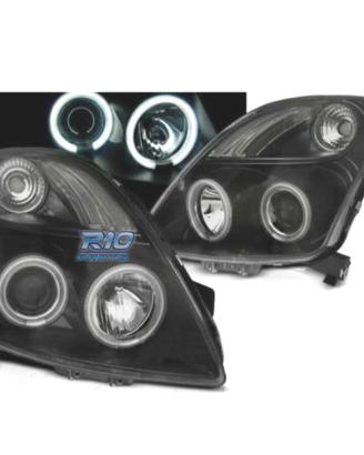 FARI SUZUKI SWIFT 05-10 ANGEL EYES CCFL FONDO NERO