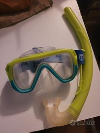 MARES Kit da snorkeling per bambini maschera e boc