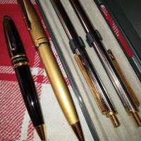 tre penne vintage Penna Marksman (Nera e Oro) plac