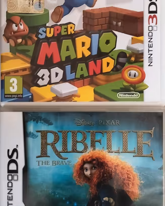 Lotto 2 Giochi Nintendo 3DS DS Solo Schedina
