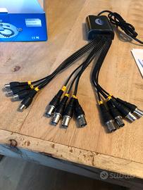 Mini USB 2.0 DVR 8 canali video e 4 canali audio