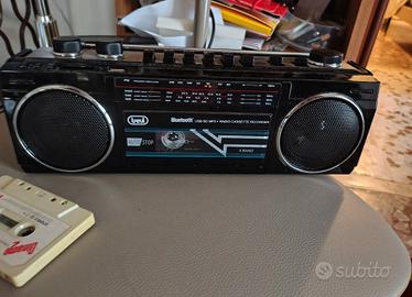 Radio Mangiacassette Trevi Vintage con Usb