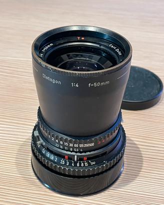Hasselblad 50mm Carl Zeiss distagon f4 + paraluce