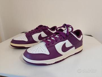 Nike dunk low lilla  mai usate taglia 43 uomo