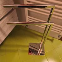 Piantana porta asciugamani cromata 