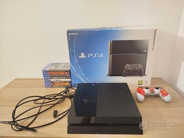 Console PS4 + 2 pad e 6 giochi a scelta