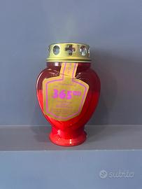 Candela elettrica cuore rosso - durata 1 anno