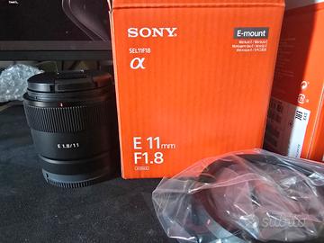 Sony E 11mm F1.8 (SEL11F18) MAI USATO