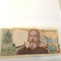 Italia Banconota da Lire Duemila Galileo del 1973