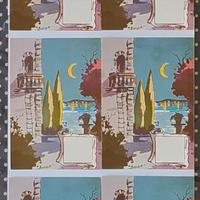 Cartolina anni 60/70 pittura PIAIA "Notturno"