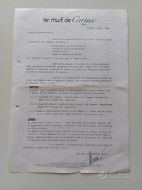 Collezione archivio storico cataloghi Cartier 