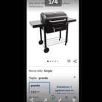 Barbecue a carbone e legna  "char broil 3500"