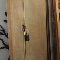 Lampada da terra, piantana finitura oro