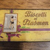 Scatola Latta Vintage Biscotti Plasmon