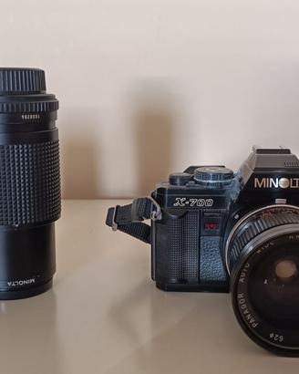 Minolta x700 in buone condizioni + 3 obiettivi