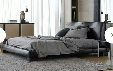 Letto Baxter mod.Bill cuoio