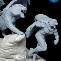 Uomo Tigre Tigerman Tiger Mask Model Kit Resin Kit