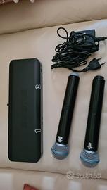 Radiomicrofono SHURE BLX288 con  microfoni Beta58A