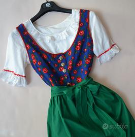ABITO DIRNDL tg. 42 circa VINTAGE TIROLESE