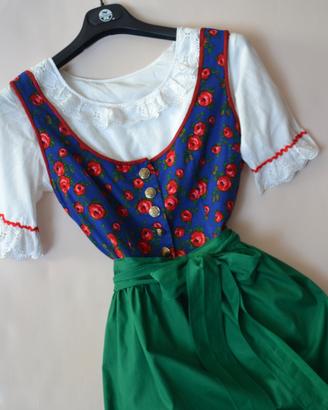 ABITO DIRNDL tg. 42 circa VINTAGE TIROLESE
