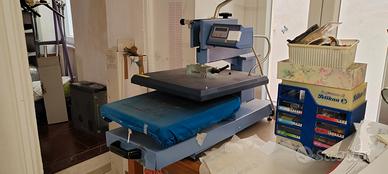 pressa per stampa su maglietta