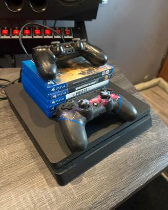 Playstation 4 + 2 joystick + giochi